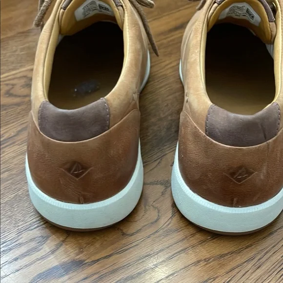 Sperry Brown Leather Boat Shoes with Cushioned Soles - Picture 5 of 7